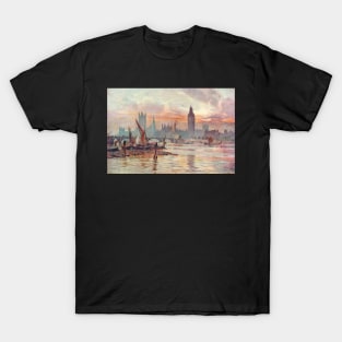Westminster at Dusk in 1891 T-Shirt